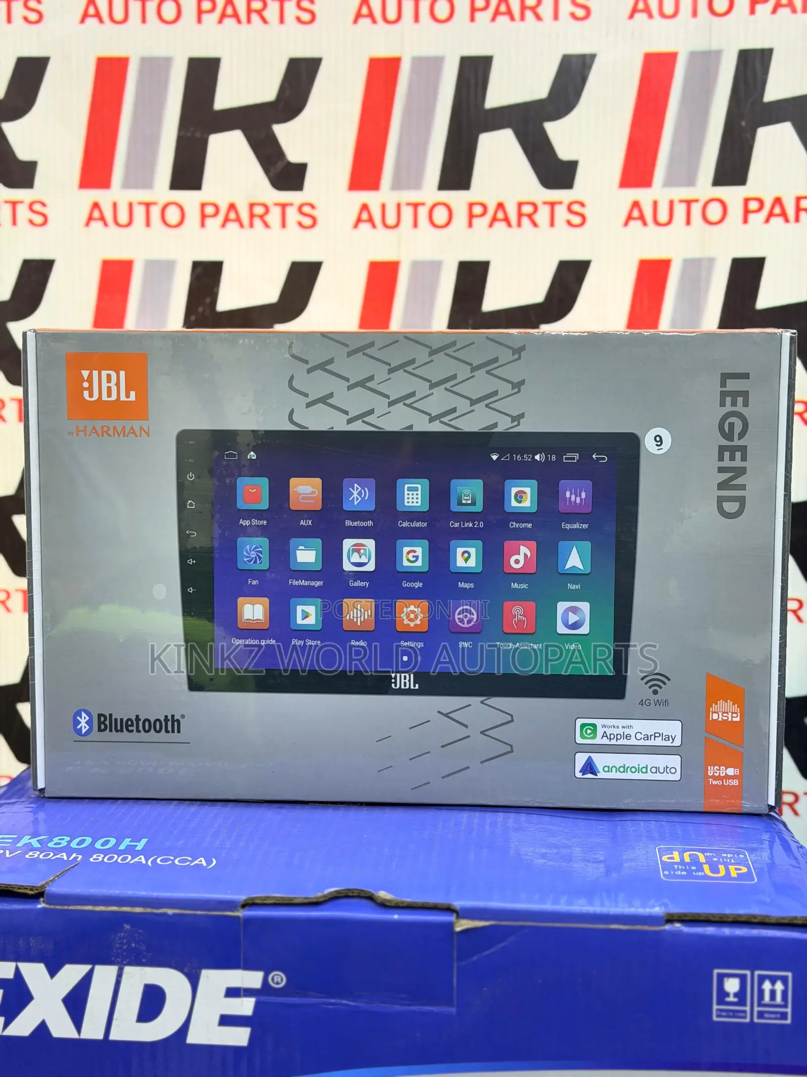 JBL Legend 700 2-Din 9" Car Stereo Apple Carplay Android Auto