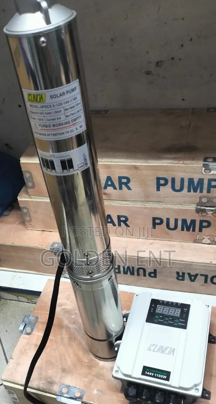 120meter 1500w Kunda Solar Pump/Quality Water Pump