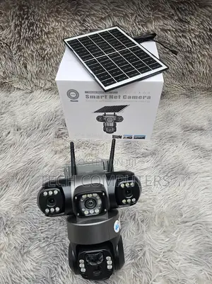 4g Solar Triple Lens Outdoor Camera – PTZ Smart Tracking Security
