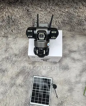 4g Solar Triple Lens Surveillance Camera Smart Outdoor Protection