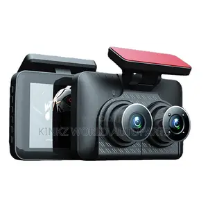 3 Cameras Car Dashcam 4'' Ips 1080p Infrared Night Vision Driving