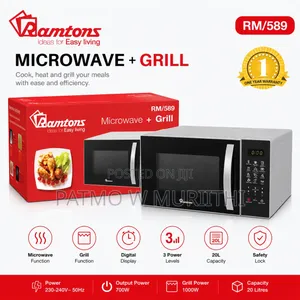 Ramtons 23l Microwave With Grill Rm/589 Digital Control