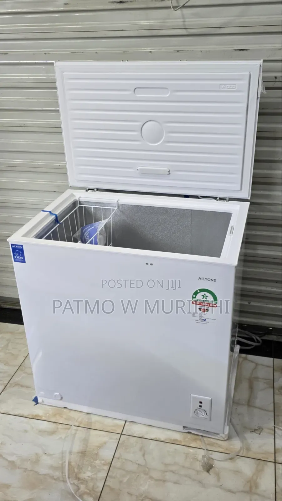 Ailyons 199l Chest Deep Freezer Fast Freeze Energy Saving White Af-201