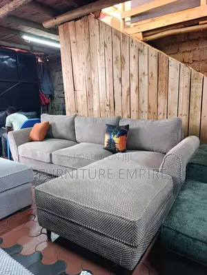 Gray L-Shaped Sectional Sofa