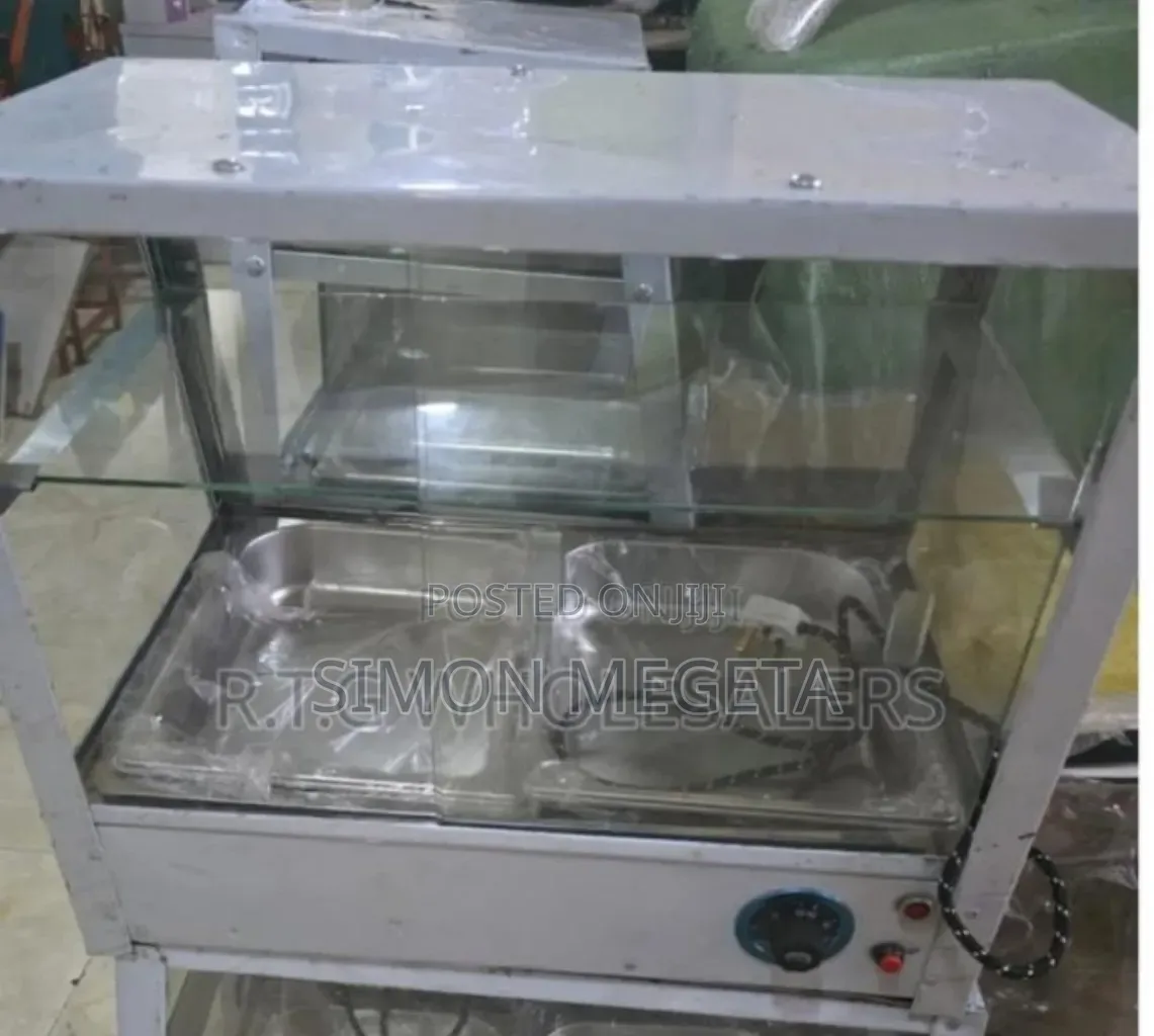 With Two Plate Chips Warmer Double Insert