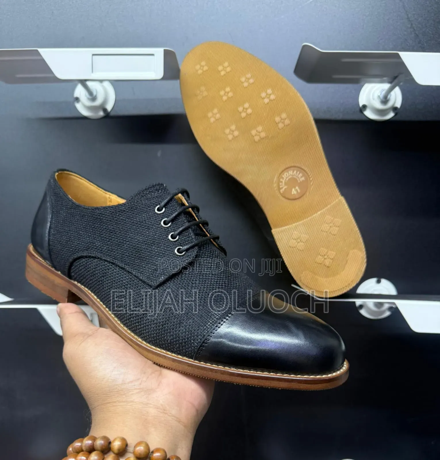 Black Billionaire Lowcuts Italian Couture Sizes 39_40_41_42_43_44_45
