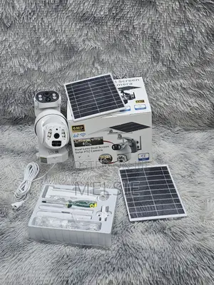 6mp Dual Lens Solar Camera Solar Powered PTZ Camera