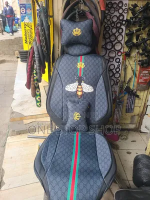 Italian Inspired Luxury Styleseatcovers With Bee Emblem