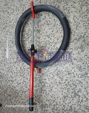 R_shaped Mechanical Deterrent Hardened Steel Steering Wheel Cover