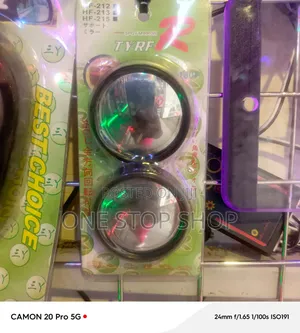 360°Rotation Blindspot Mirror With Convex Hd Glass for Visibility