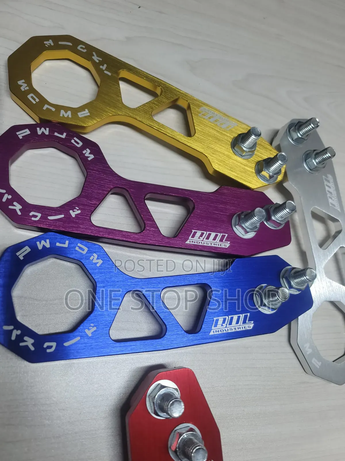 Aluminum Alloy JDM Style Rear Tow Hooks in Colors