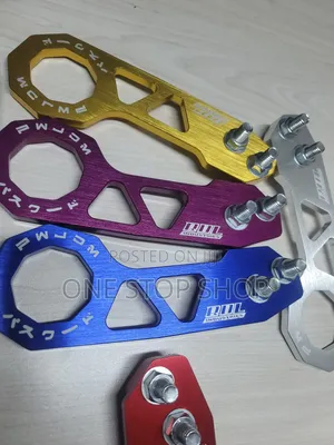 Aluminum Alloy JDM Style Rear Tow Hooks in Colors