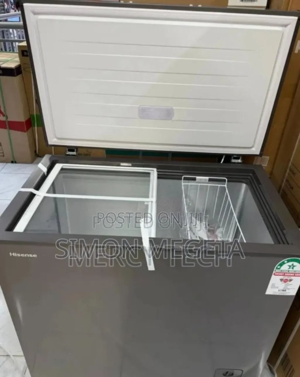 Heavy Duty Hisense 198l Freezer. New. Ones