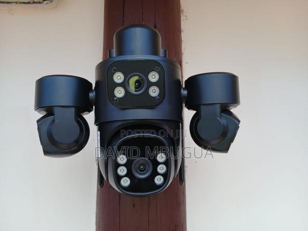 4g Solar CCTV Camera With Sim Card – 4 Lens 20mp Security Camera - thumbnail 2