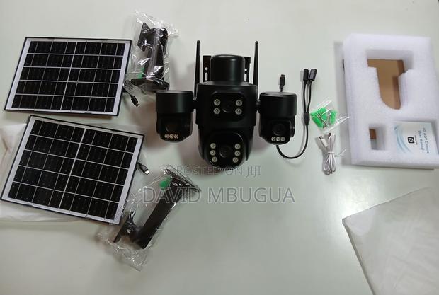 4g Solar CCTV Camera With Sim Card – 4 Lens 20mp Security Camera - thumbnail 3