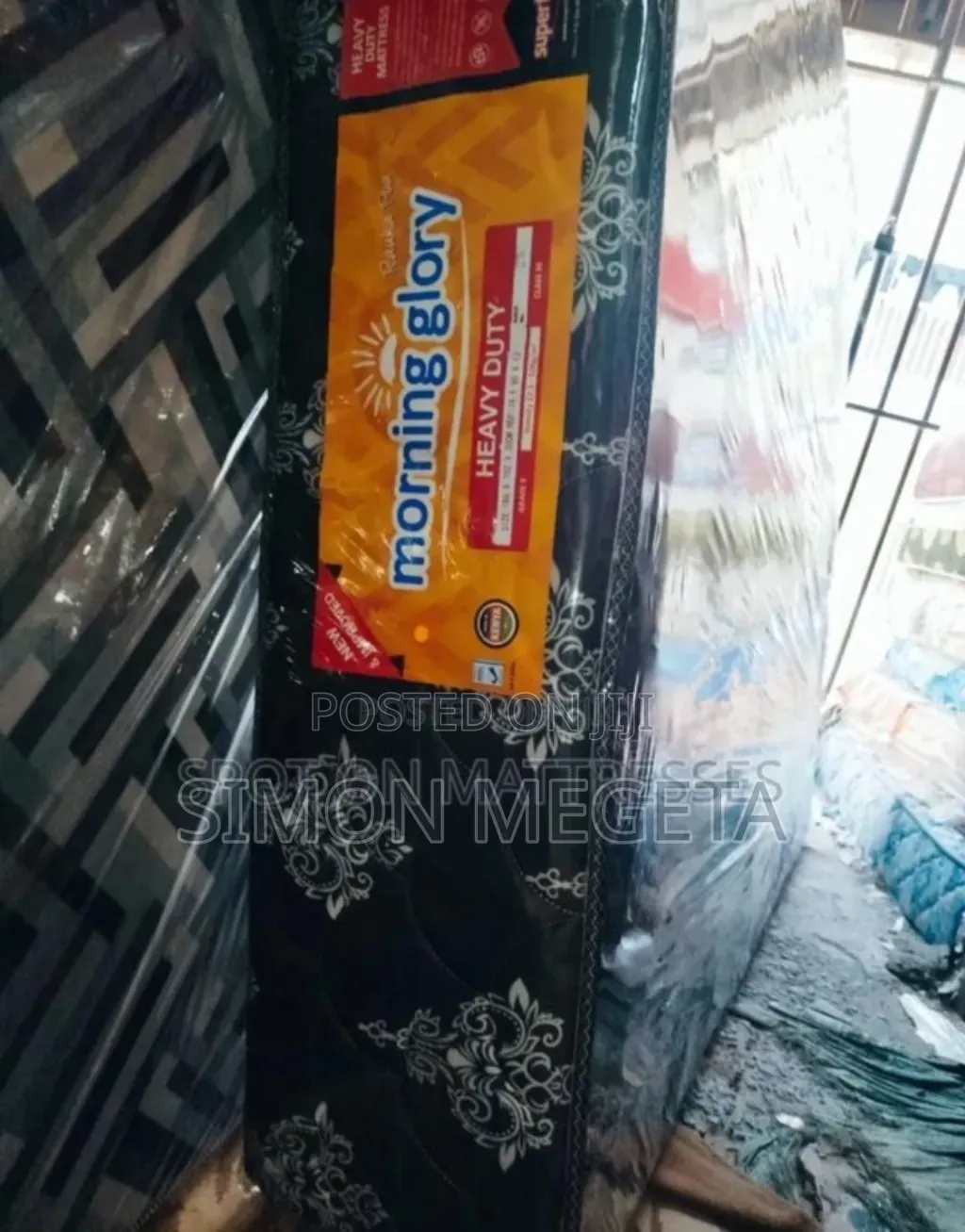 Black New Model. Morning Glory Mattress 5by6 10inch