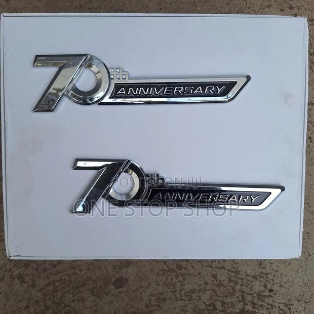 Toyota Land Cruiser 70th Anniversary Commemorative Emblem Badge
