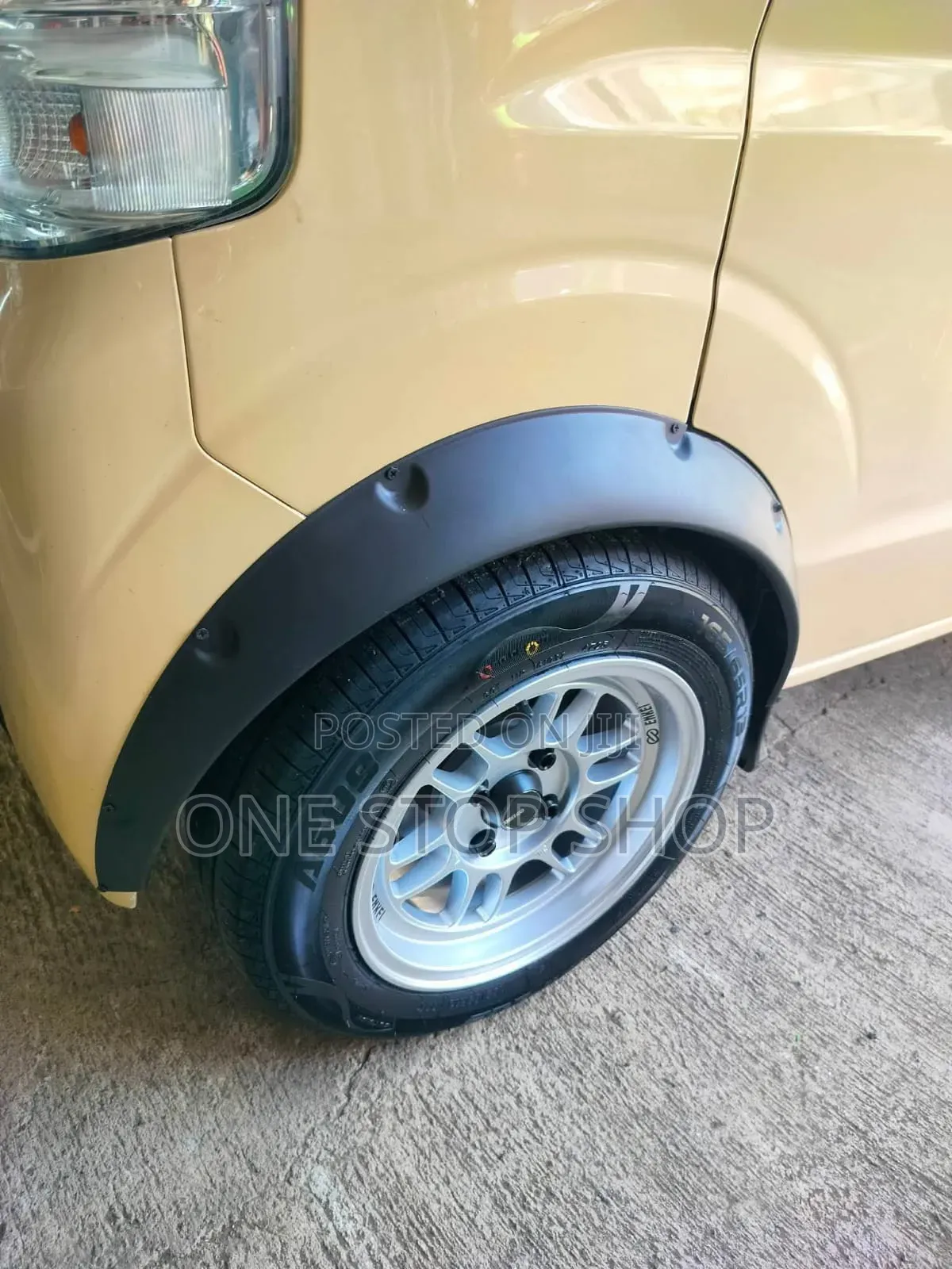 Extended Black Flexible Fender Flares Arch in 4pcs