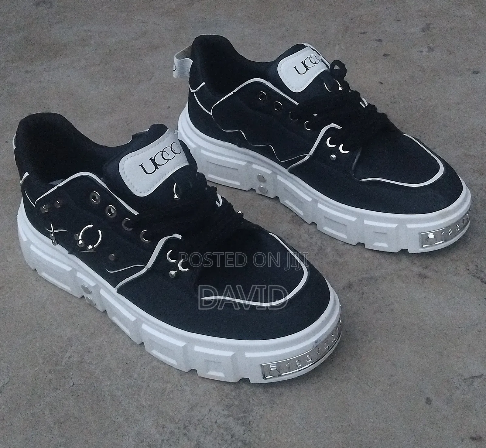Y2k Punk-Style Chunky Platform Sneakers.Imported From the Usa