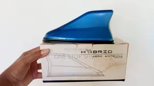 Blue Shark Fin Antenna With Radio Signal Replacement