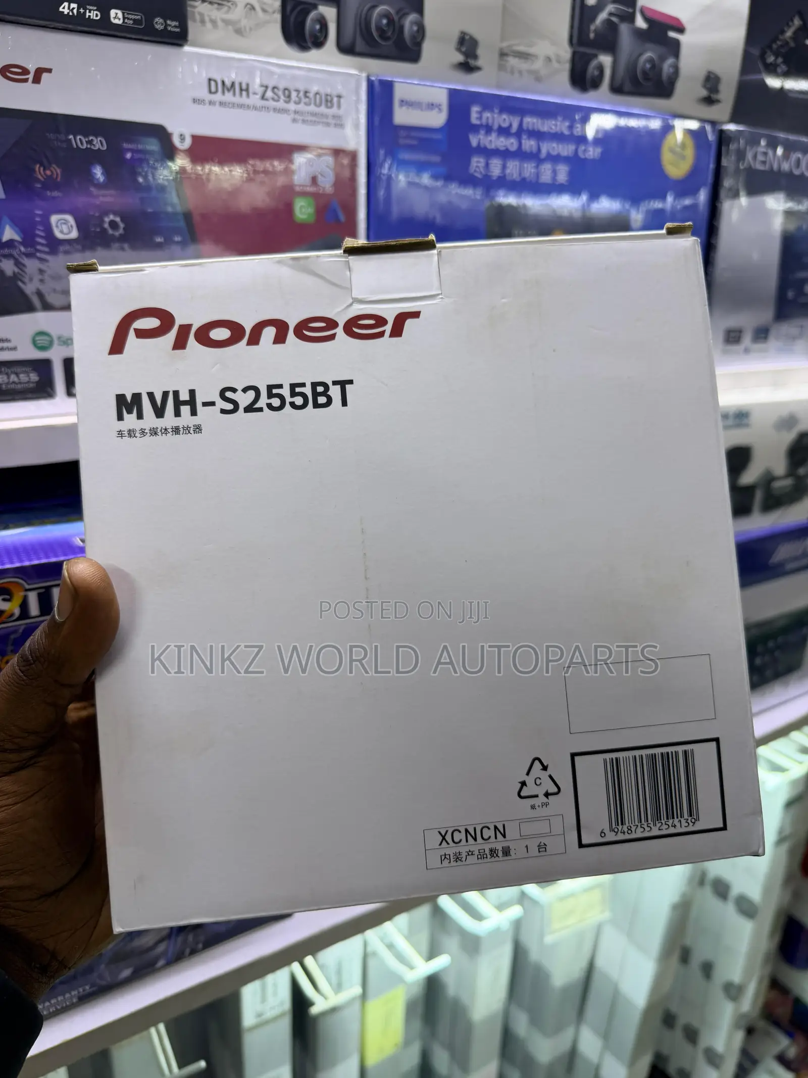 Pioneer MVH-S255bt Car Fm Radio Usb Mp3 Player Bluetooth 1din Radio
