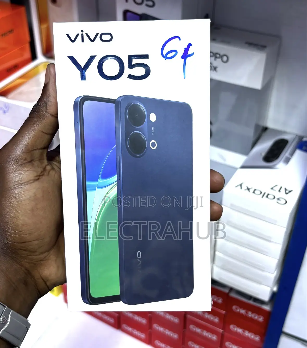 New Vivo Y04 64 GB Black