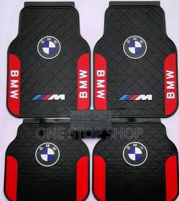 BMW Carpet Floor Mats With Diamond Pattern in 5pc Set