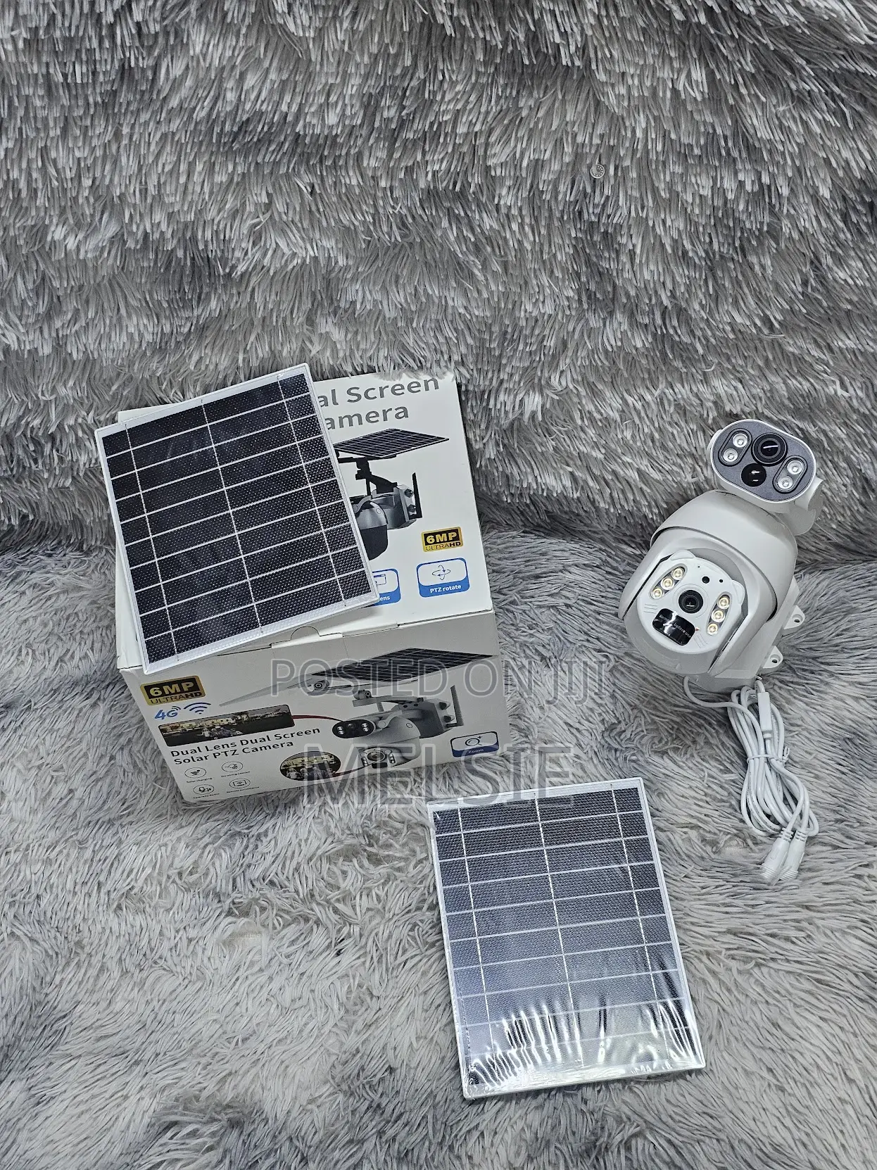 Ubox 6mp Outdoor Solar Surveillance Camera 4g Simcard Camera