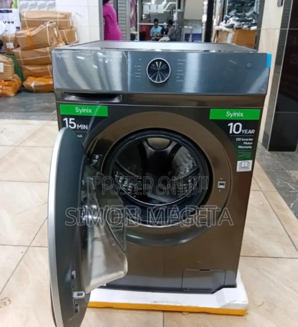 With 7kg Dryer Syinix 10kg Washing Machine Front Load. New