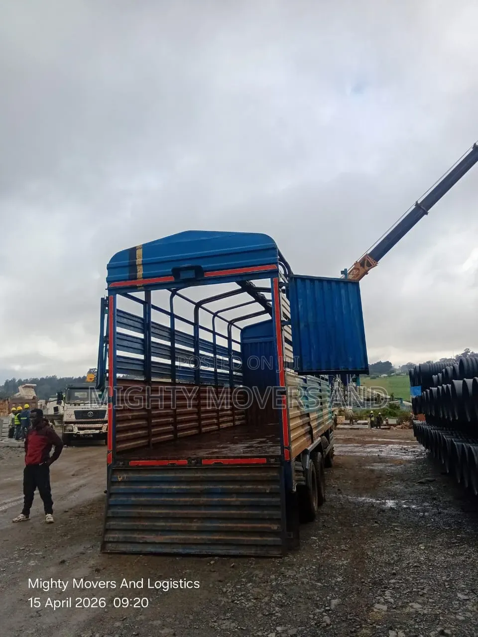 (Open Body) Trucks for Transport Services Available