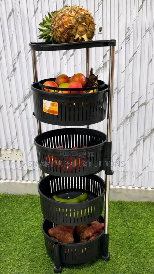 Fruit Rack 4 Layer Plastic Fruit Rack