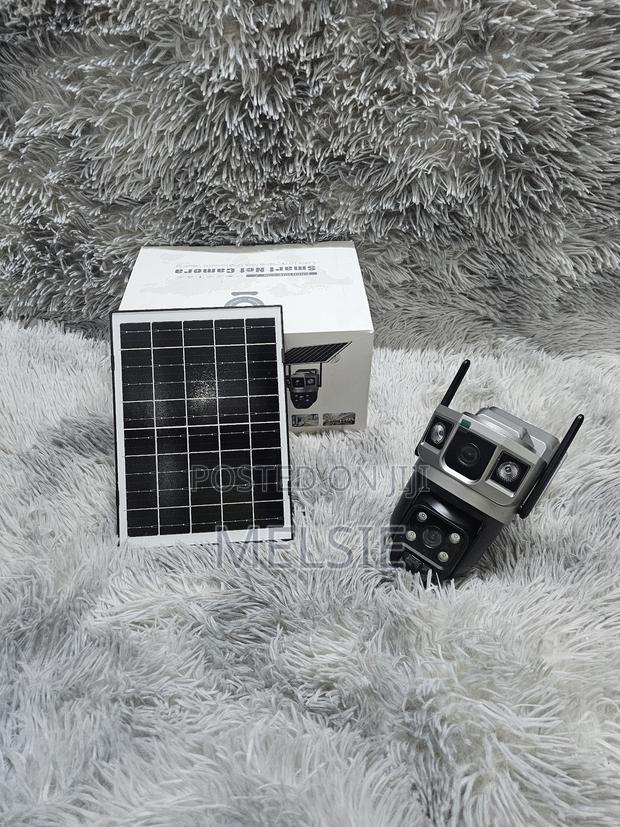 4g Outdoor Solar Surveillance Camera Dual Lens PTZ Camera