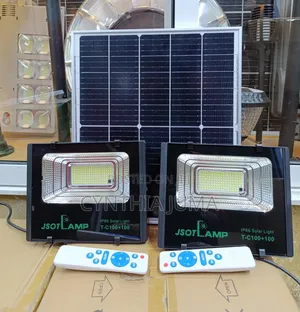 *2in1 100w+100w Solar Led Floodlight