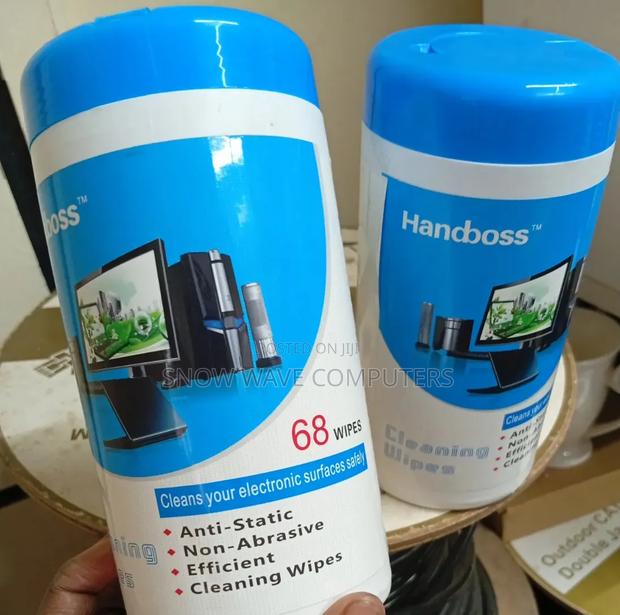 Handboss Anti-Static Cleaning Wipes for Electronics, Laptops - thumbnail 2