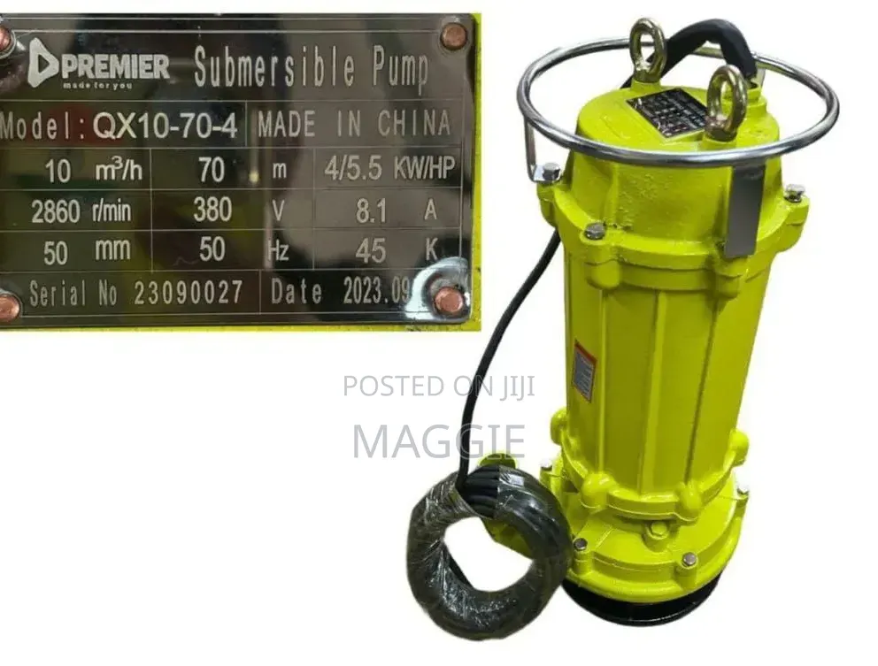 1 Phase 3hp 38m Head 2" Outlet Submersible/Mining