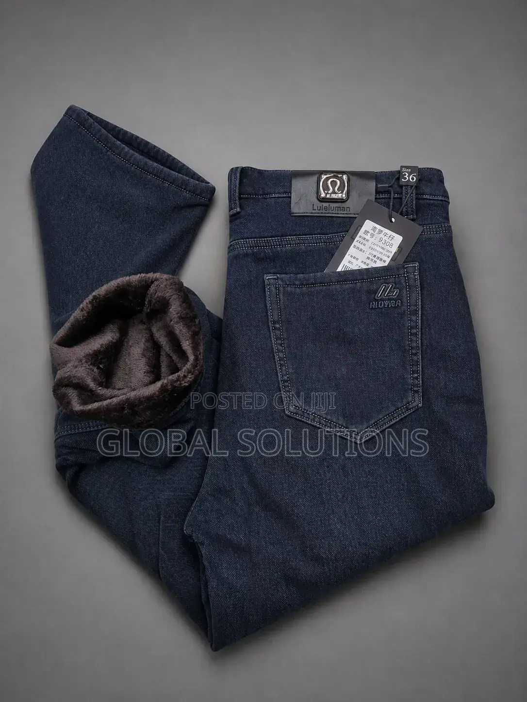 Woolen Fleece Jeans