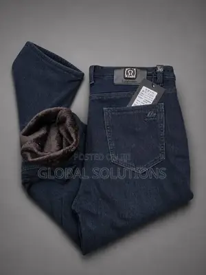 Woolen Fleece Jeans