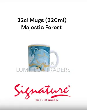 6 PCS Signature Cups ( Majestic Forest 32cl)
