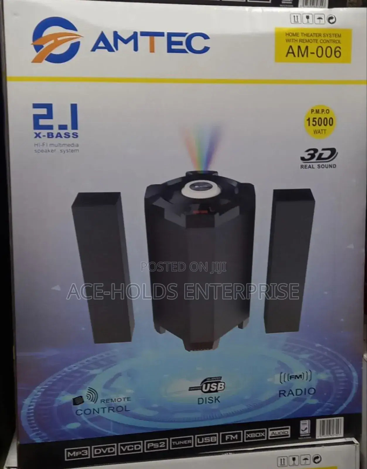 Am-006 Amtec 2.1 X-Bass Multimedia Hi-Fi Speaker System (Mtungi)