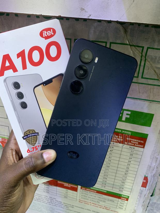 New Itel A100 128 GB Black