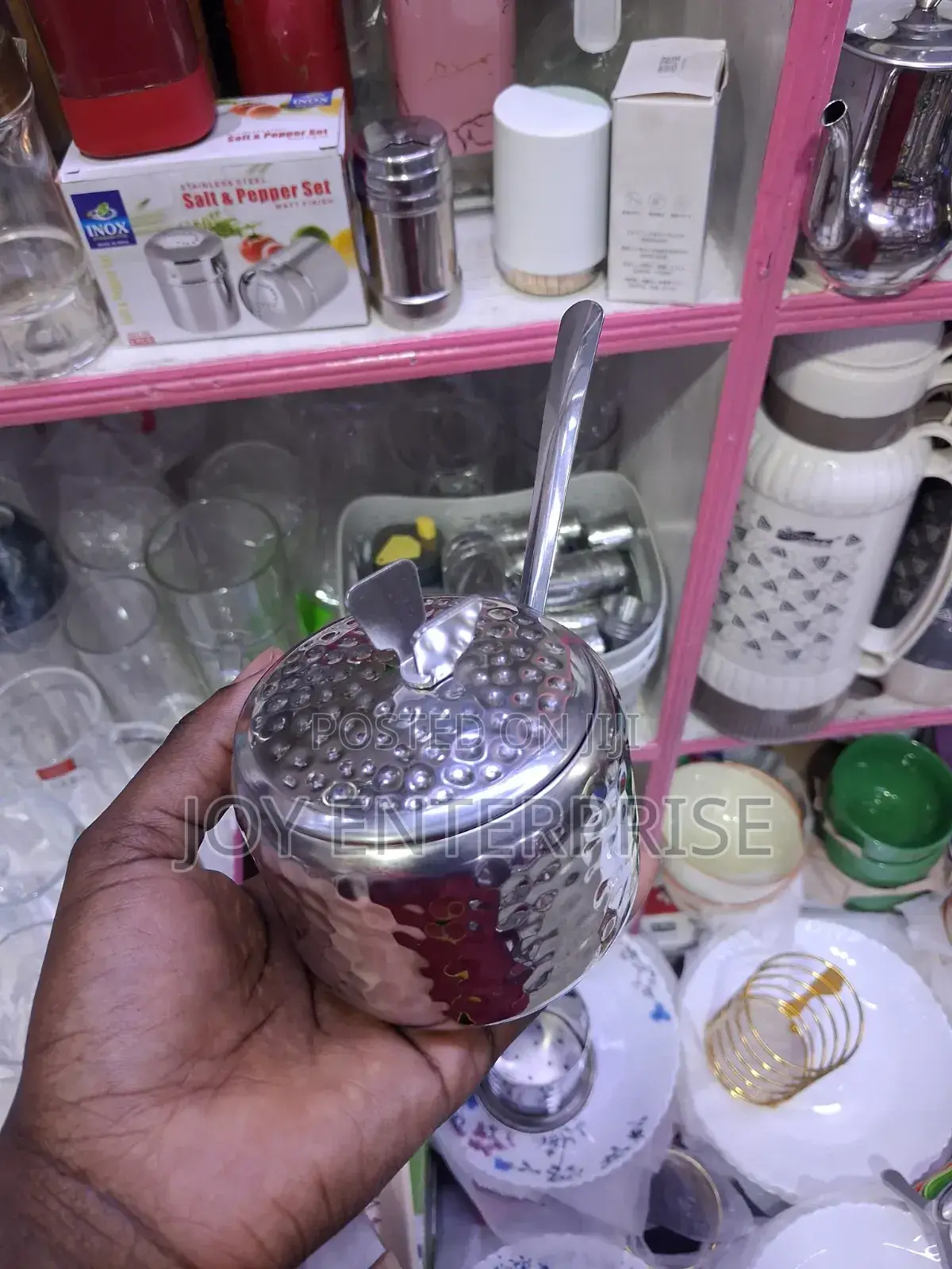 Steel Sugar Dish