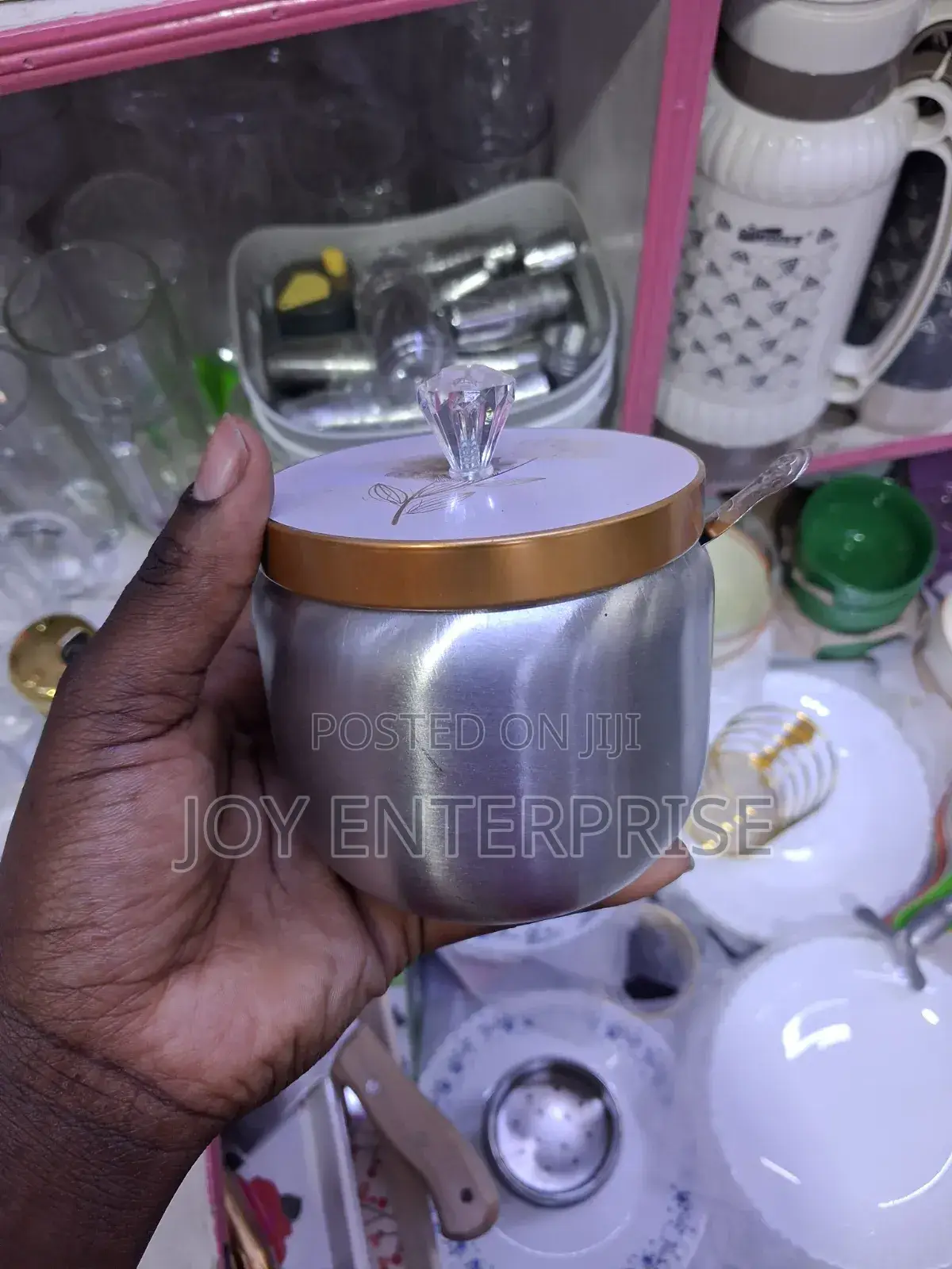 Steel Sugar Dish Available
