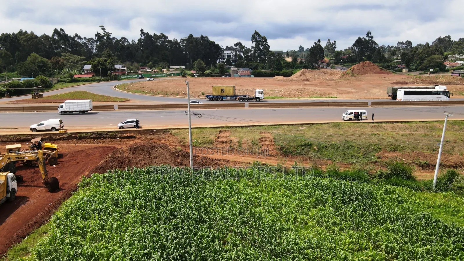 1.5 Acres Touching Waiyaki Way Kamandura Interchange