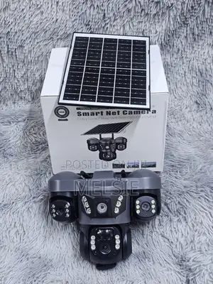 Wireless Wifi Triple Lens Solar Security Camera Outdoor