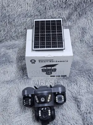Wifi Solar Surveillance Camera Triple Lens PTZ Camera