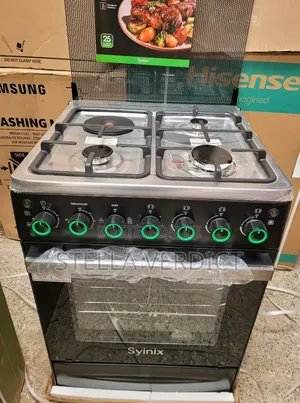 Syinix Standing Cooker With Electric Oven 50*