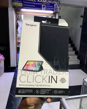 Galaxy Tab A8 Leather Flip Case - Wallet With Card Slots Pen Holder