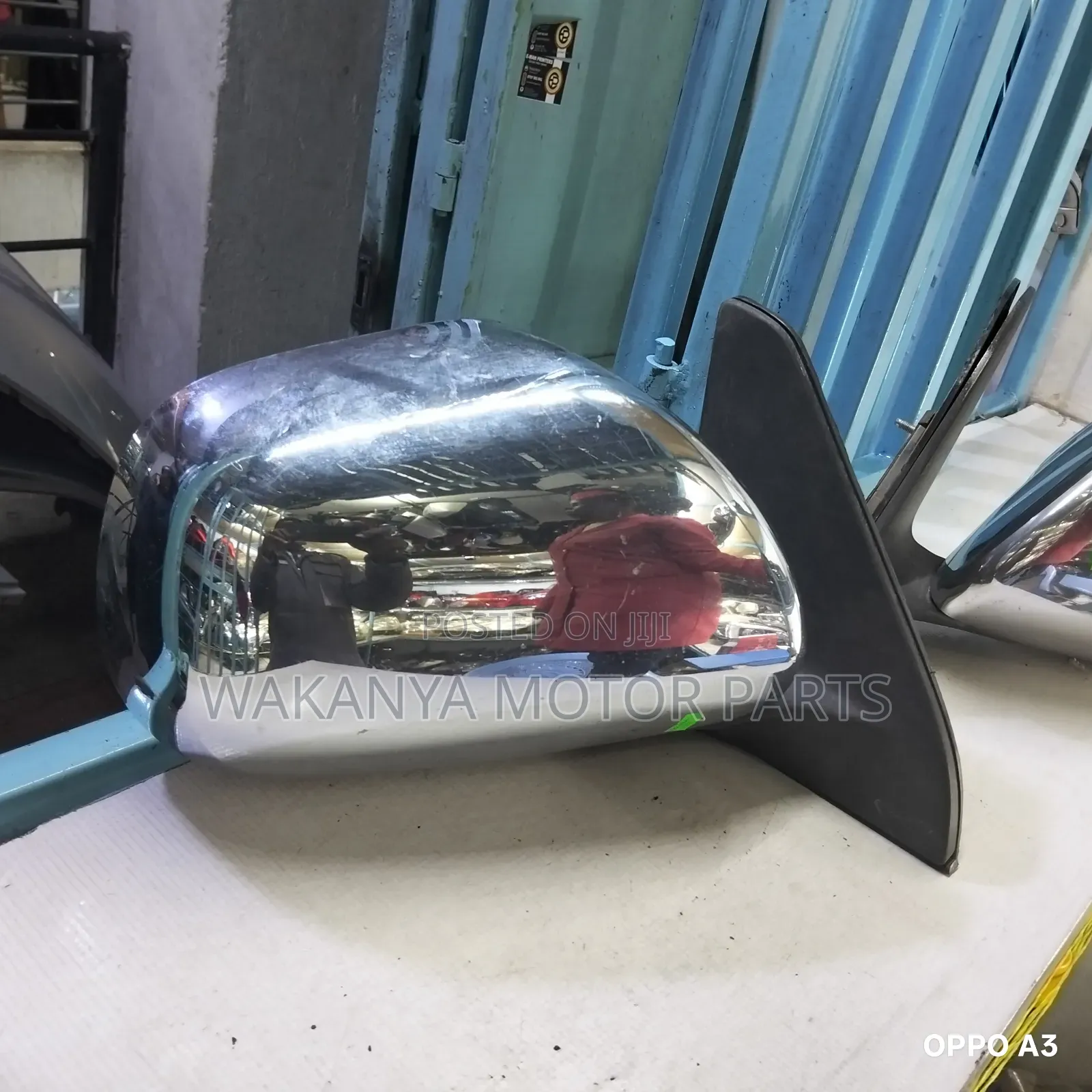 Toyota Prado J120 Side Mirror With Chrome, (Manual With 3 Cables)