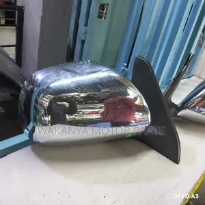 Toyota Prado J120 Side Mirror With Chrome, (Manual With 3 Cables)