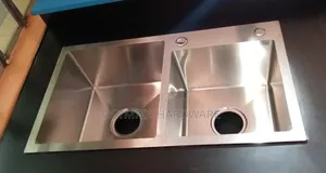 Double Bowl Kichen Sink 78x43cm
